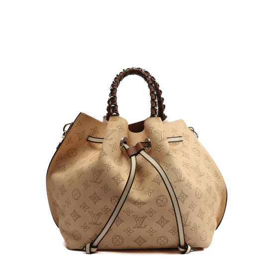 LOUIS VUITTON Girolata Beige Mahina w/Pouch