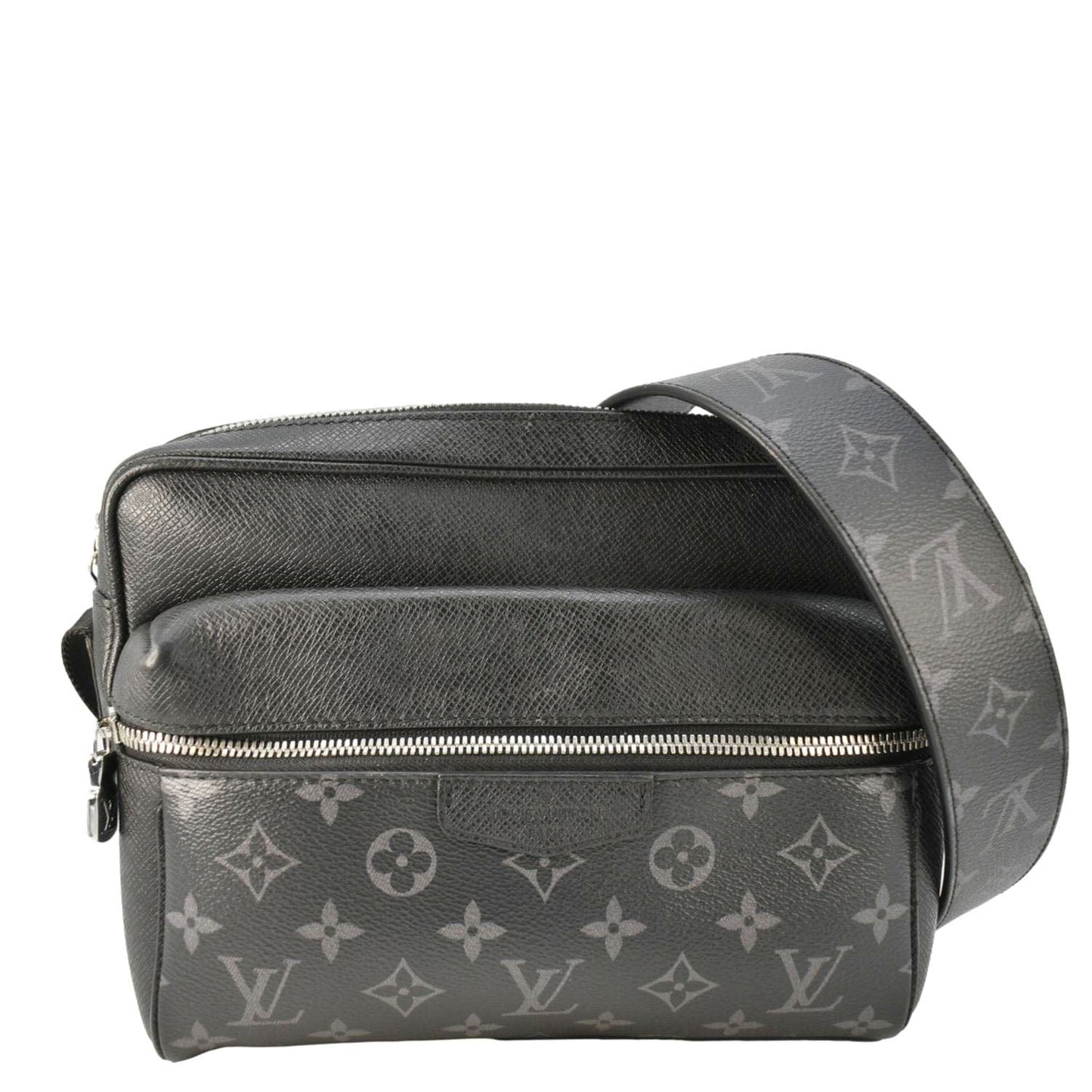 LOUIS VUITTON Outdoor Monogram Eclipse Crossbody Bag Black