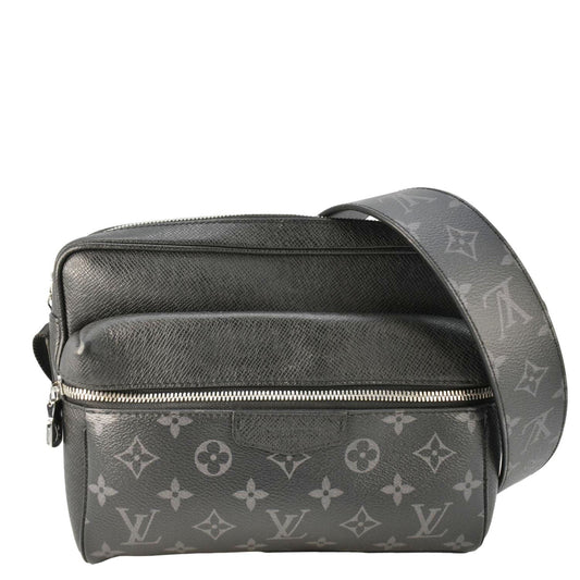 LOUIS VUITTON Outdoor Monogram Eclipse Crossbody Bag Black