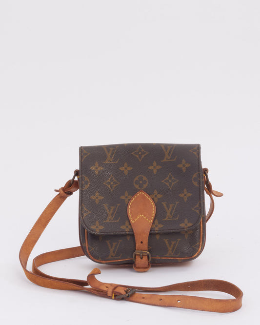 Louis Vuitton Monogram Mini Cartouchiere Crossbody