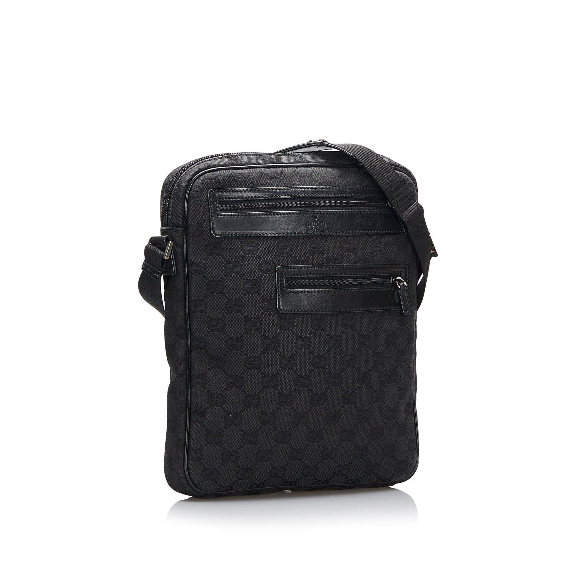 Gucci Leather Canvas Crossbody Style 23