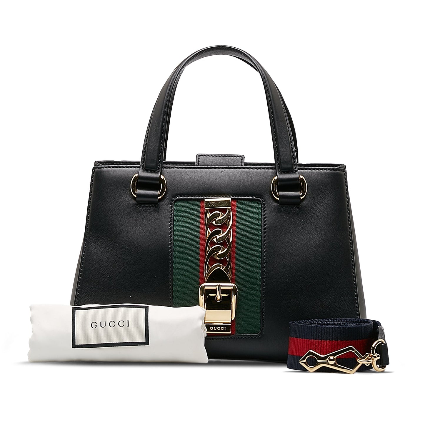 Gucci Sylvie Leather Chain Shoulder Bag Style 4