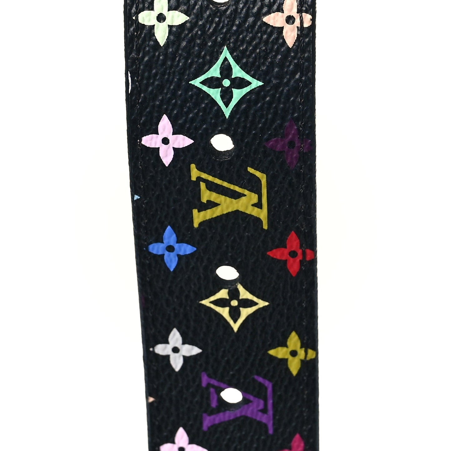 LOUIS VUITTON MULTICOLOR MONOGRAM LV CUT BELT