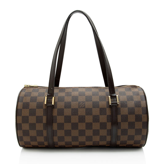 Louis Vuitton Damier Ebene Papillon 30 Satchel (SHF-jKJqCs)
