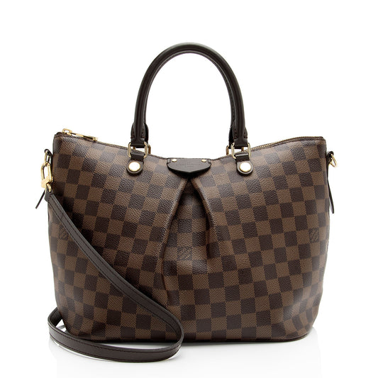 Louis Vuitton Damier Ebene Siena MM Satchel (SHF-kfzQmc)