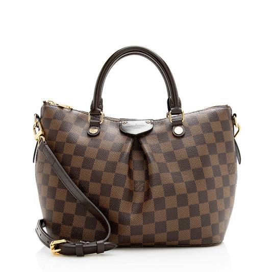 Louis Vuitton Damier Ebene Siena PM Satchel (SHF-20984)