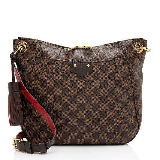 Louis Vuitton Damier Ebene South Bank Besace Shoulder Bag (SHF-BFJdVu)