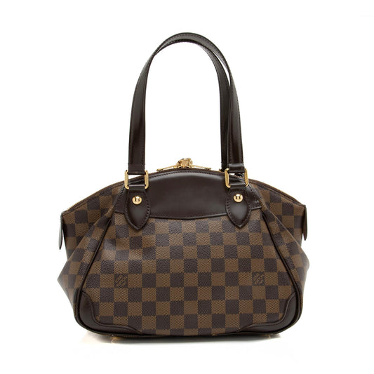 Louis Vuitton Damier Ebene Verona PM Shoulder Bag (SHF-23437)