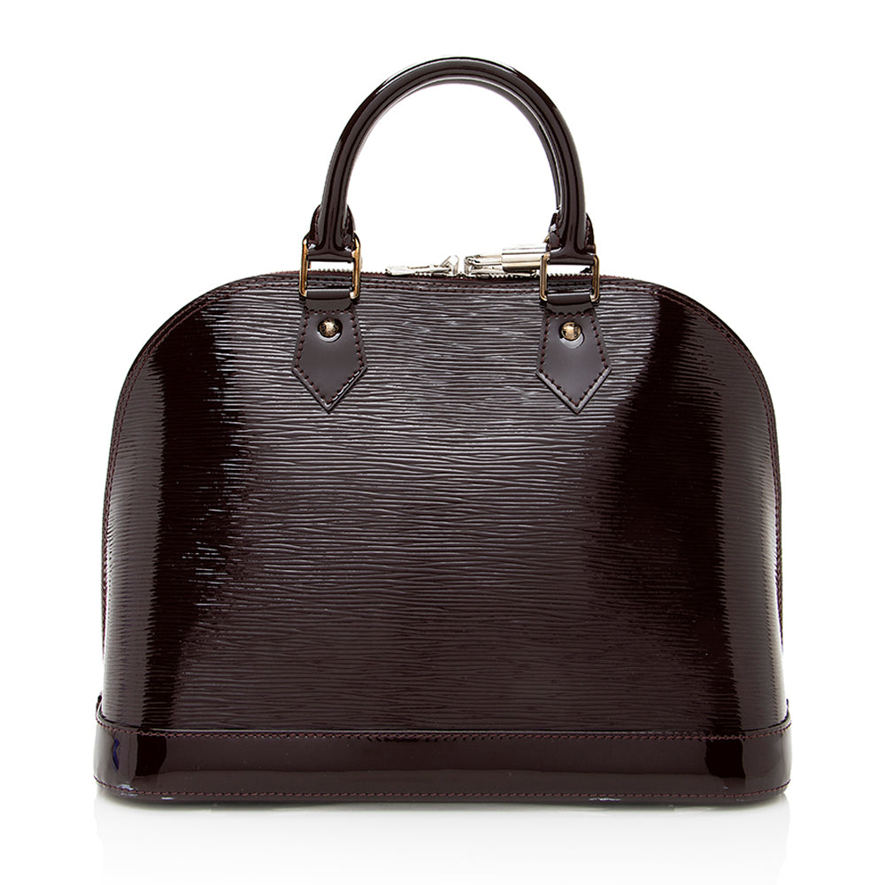 Louis Vuitton Epi Electric Alma PM Satchel (SHF-17669)