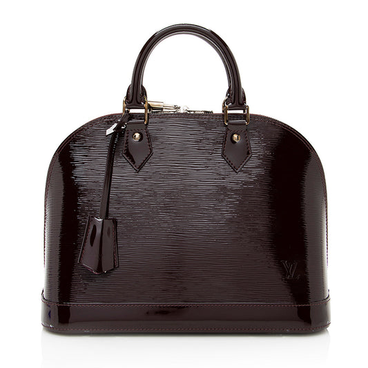 Louis Vuitton Epi Electric Alma PM Satchel (SHF-17669)