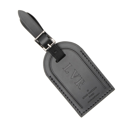 Louis Vuitton Leather Luggage Tag (SHF-vGlw4Q)
