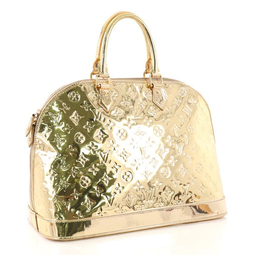  LOUIS VUITTON LIMITED EDITION LARGE ALMA MIROIR GM BAG
