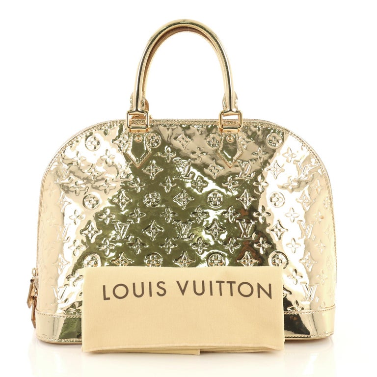  LOUIS VUITTON LIMITED EDITION LARGE ALMA MIROIR GM BAG