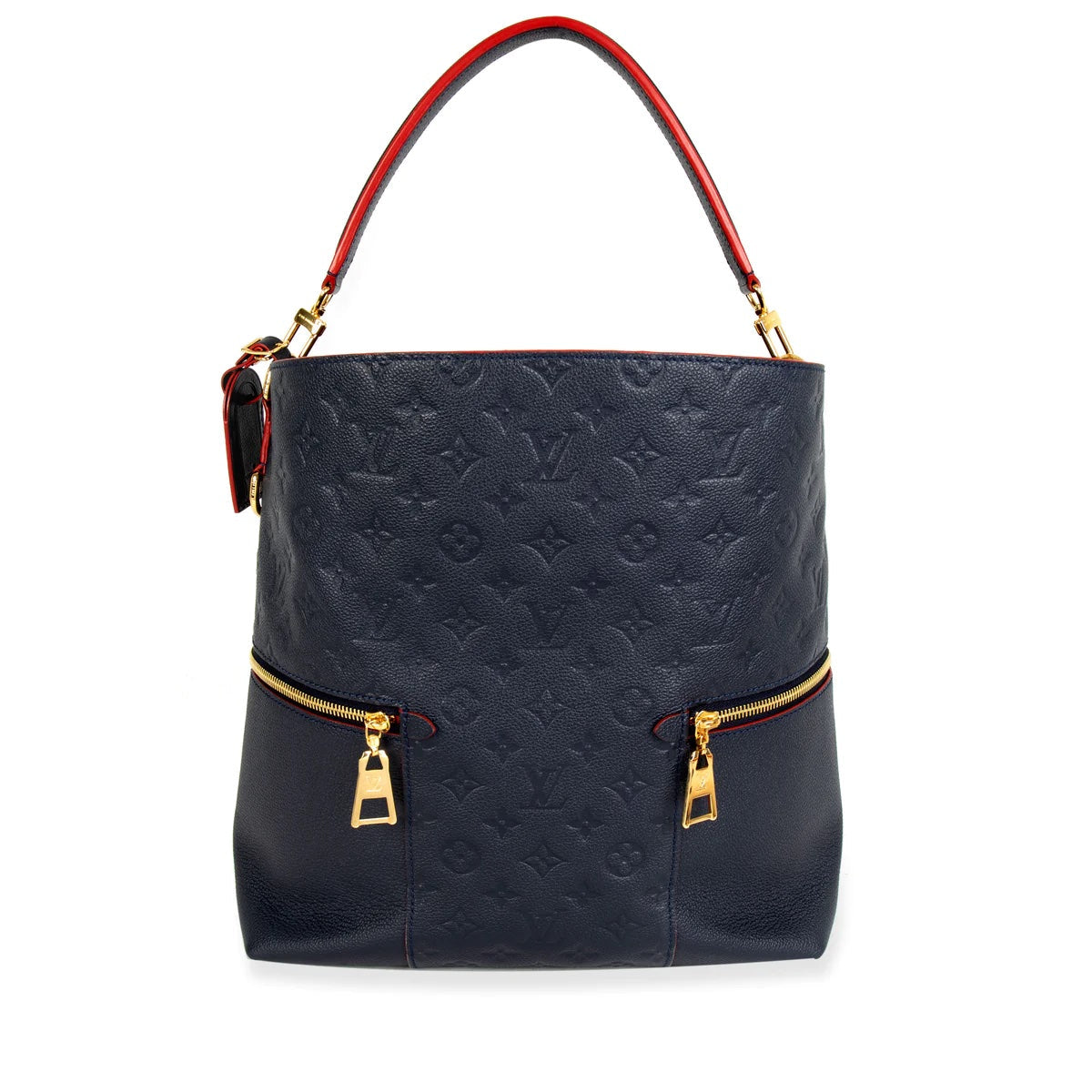 LOUIS VUITTON MONOGRAM EMPREINTE MÉLIE BAG MARINE ROUGE