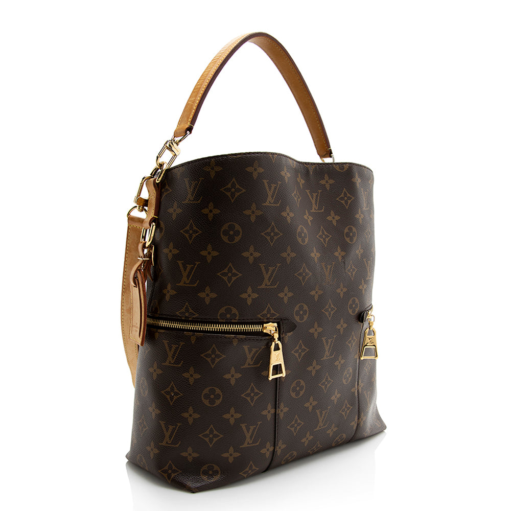 Louis Vuitton Monogram Canvas Melie Shoulder Bag (SHF-21764)