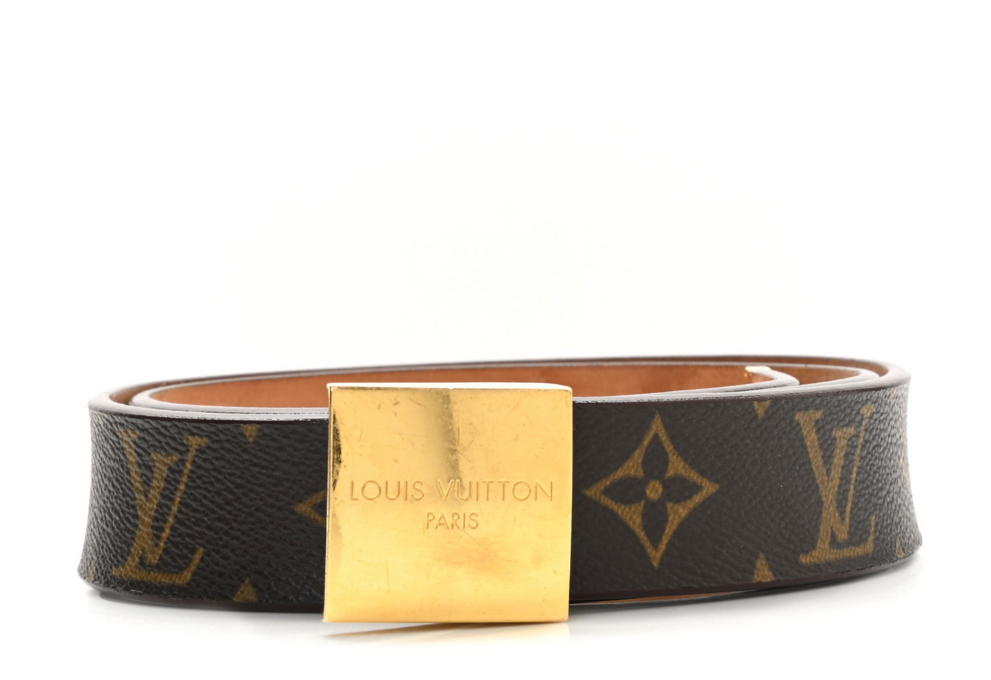LOUIS VUITTON MONOGRAM CEINTURE CARRE BELT