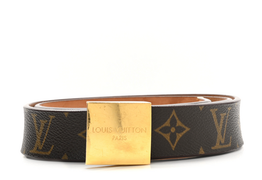 LOUIS VUITTON MONOGRAM CEINTURE CARRE BELT