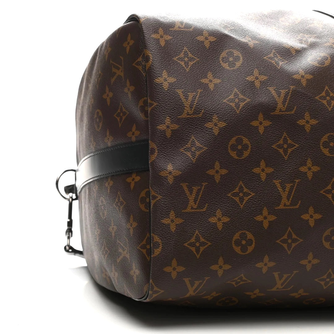 LOUIS VUITTON MONOGRAM MACASSAR KEEPALL 55 BAG