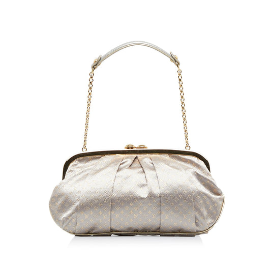 Louis Vuitton Monogram Satin Aumoniere (SHG-icN3QC)