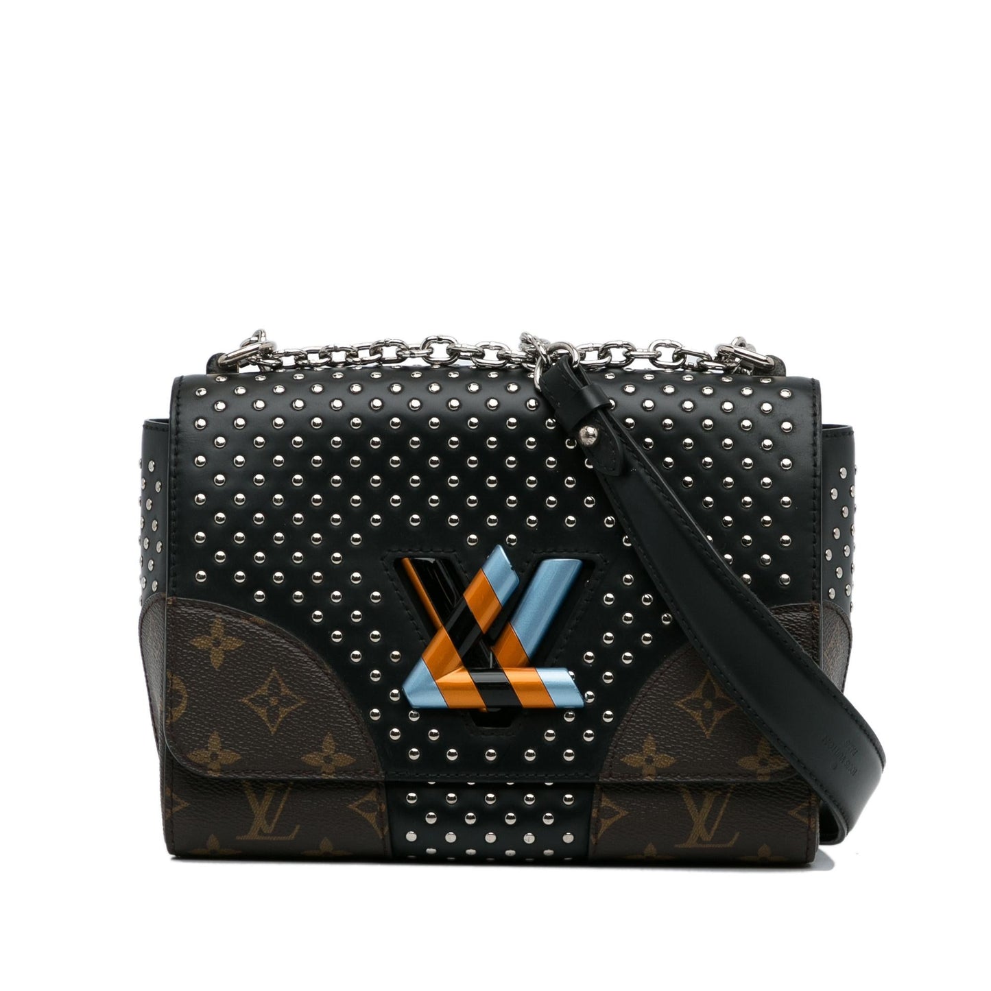 Louis Vuitton Monogram Studded Twist MM (SHG-Pwp1lG)