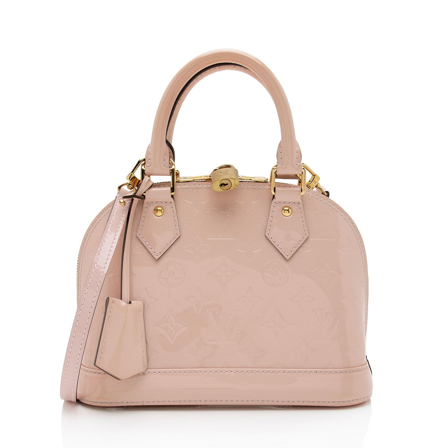 Louis Vuitton Monogram Vernis Alma BB Satchel (SHF-1Hki9h)