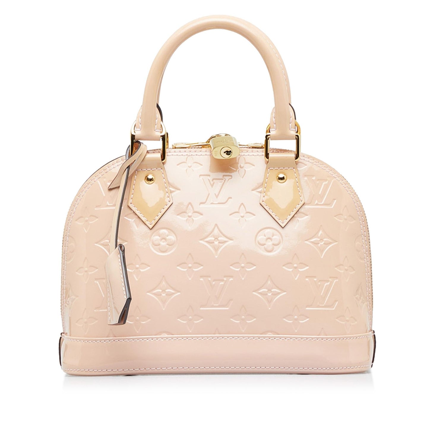 Louis Vuitton Monogram Vernis Alma BB (SHG-EaY81w)