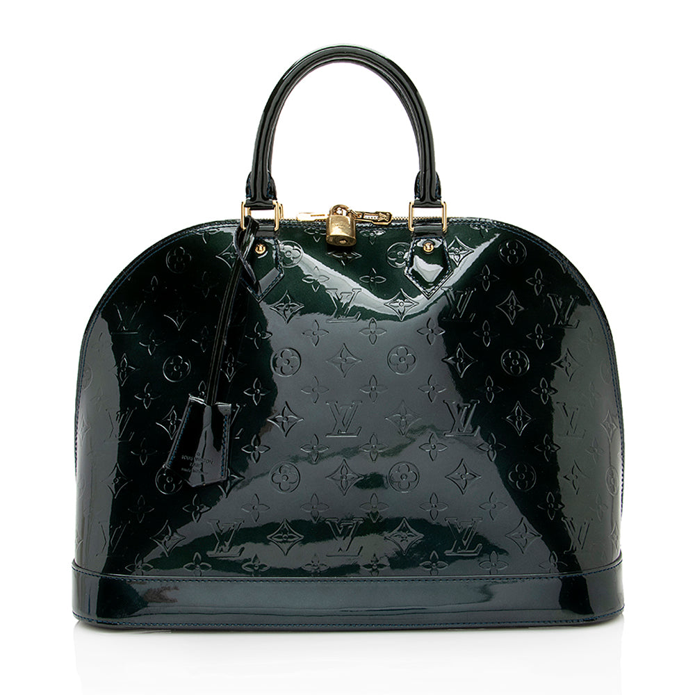 Louis Vuitton Monogram Vernis Alma GM Satchel (SHF-20432)