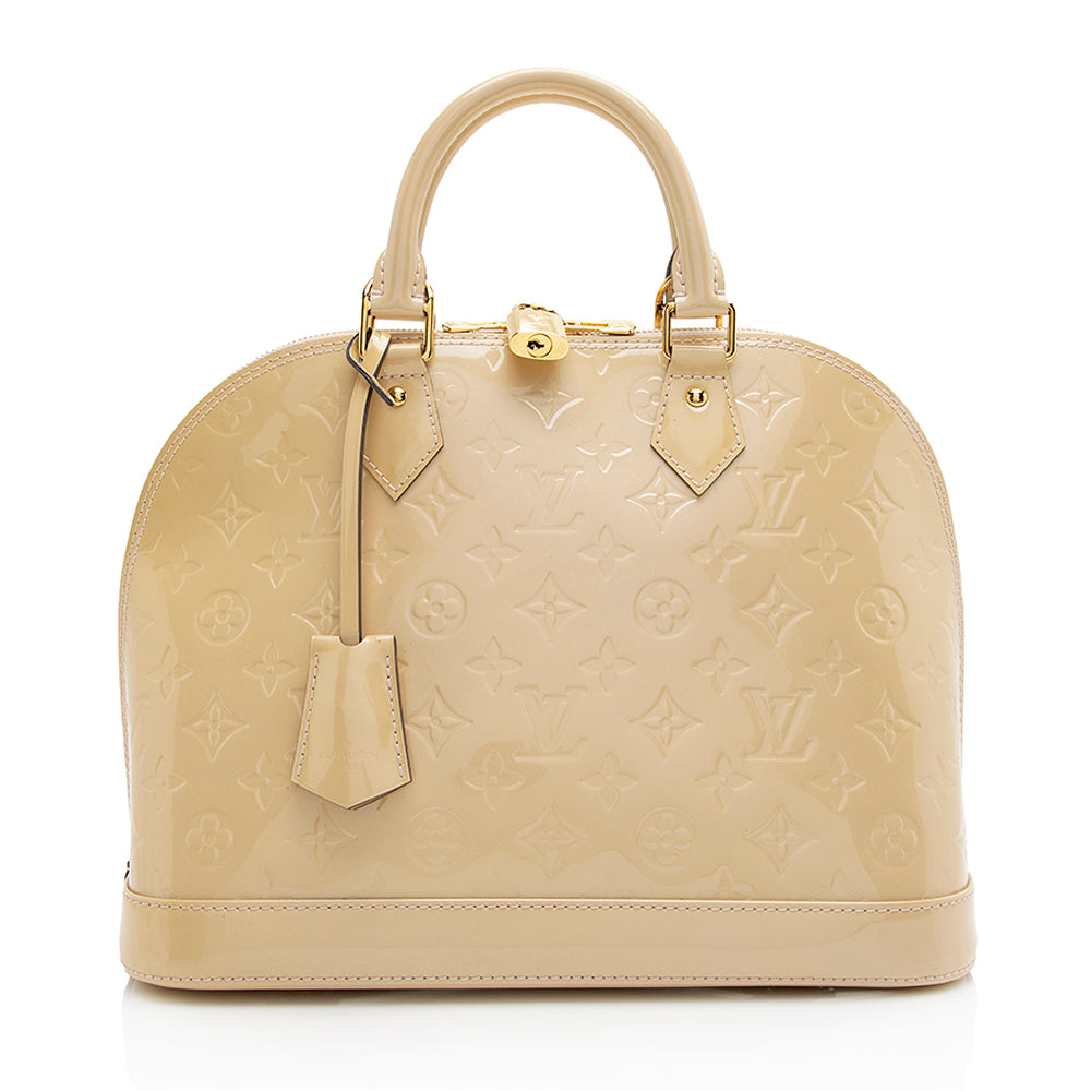 Louis Vuitton Monogram Vernis Alma PM Satchel (SHF-21750)