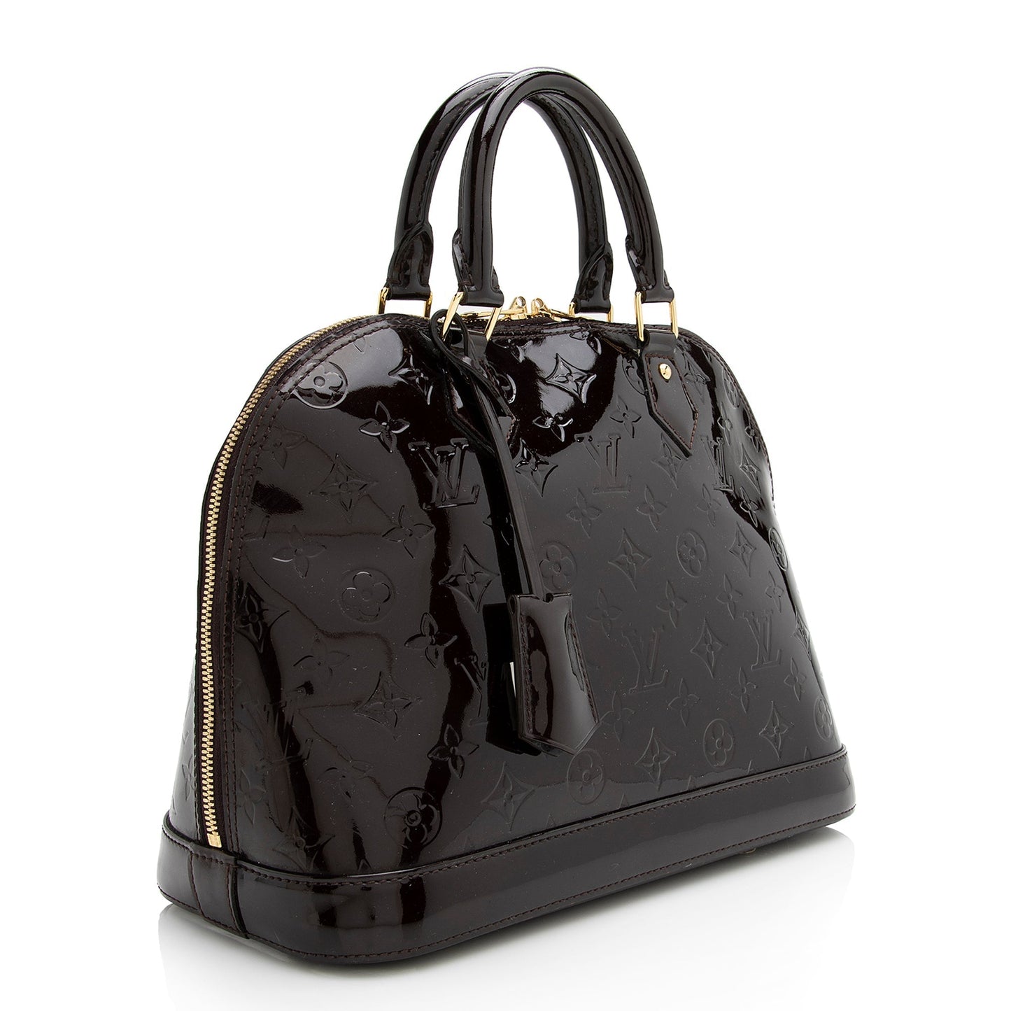 Louis Vuitton Monogram Vernis Alma PM Satchel (SHF-22167)