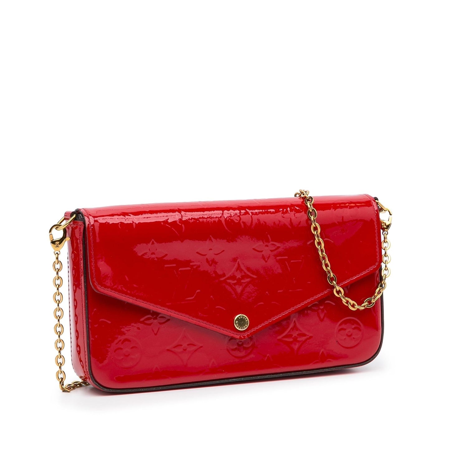 Louis Vuitton Monogram Vernis Pochette Felicie (SHG-YbsGA2)