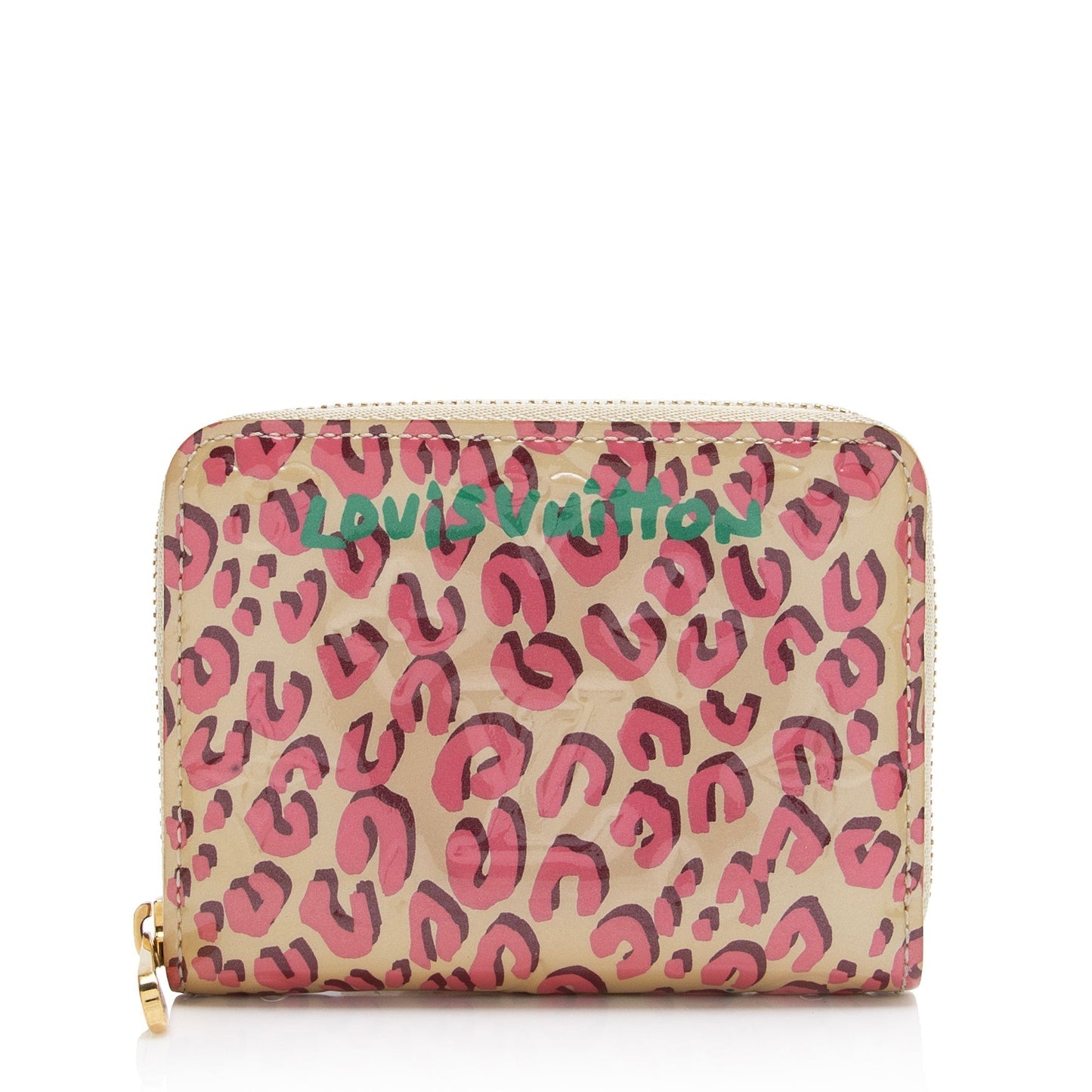 Louis Vuitton Limited Edition Stephen Sprouse Monogram Vernis Leopard Zippy Coin Purse