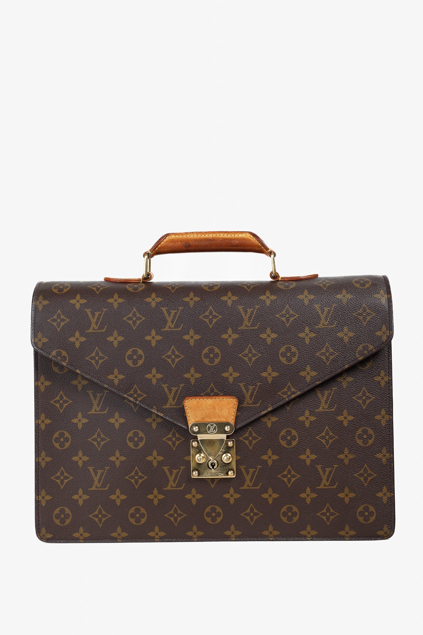 Louis Vuitton Brown Monogram Canvas Briefcase