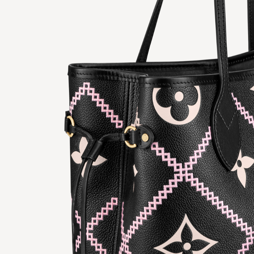 Louis Vuitton Black Neverfull LV Tote