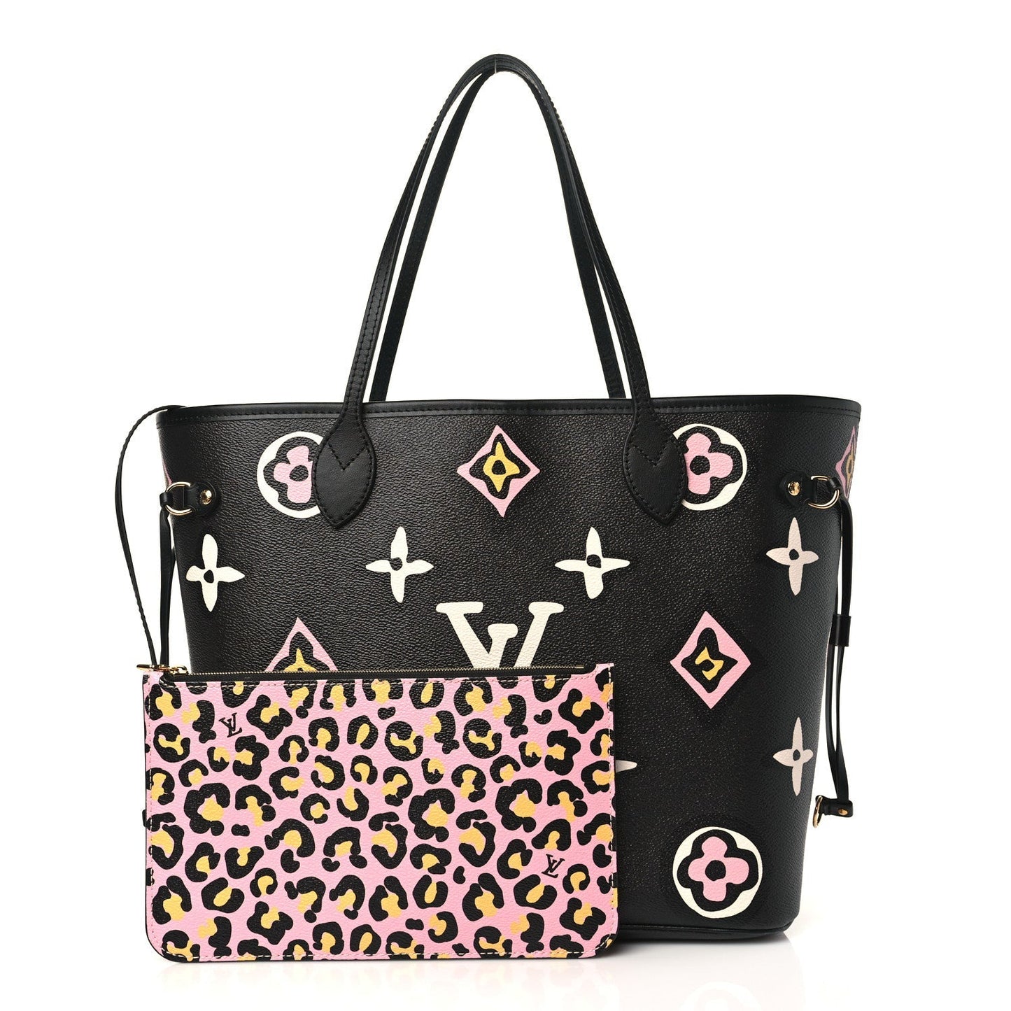 Louis Vuitton Neverfull Wild at Heart illustration Tote