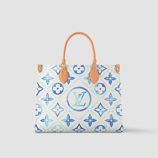 Louis Vuitton By The Pool Tiles Canvas OnTheGo MM Tote