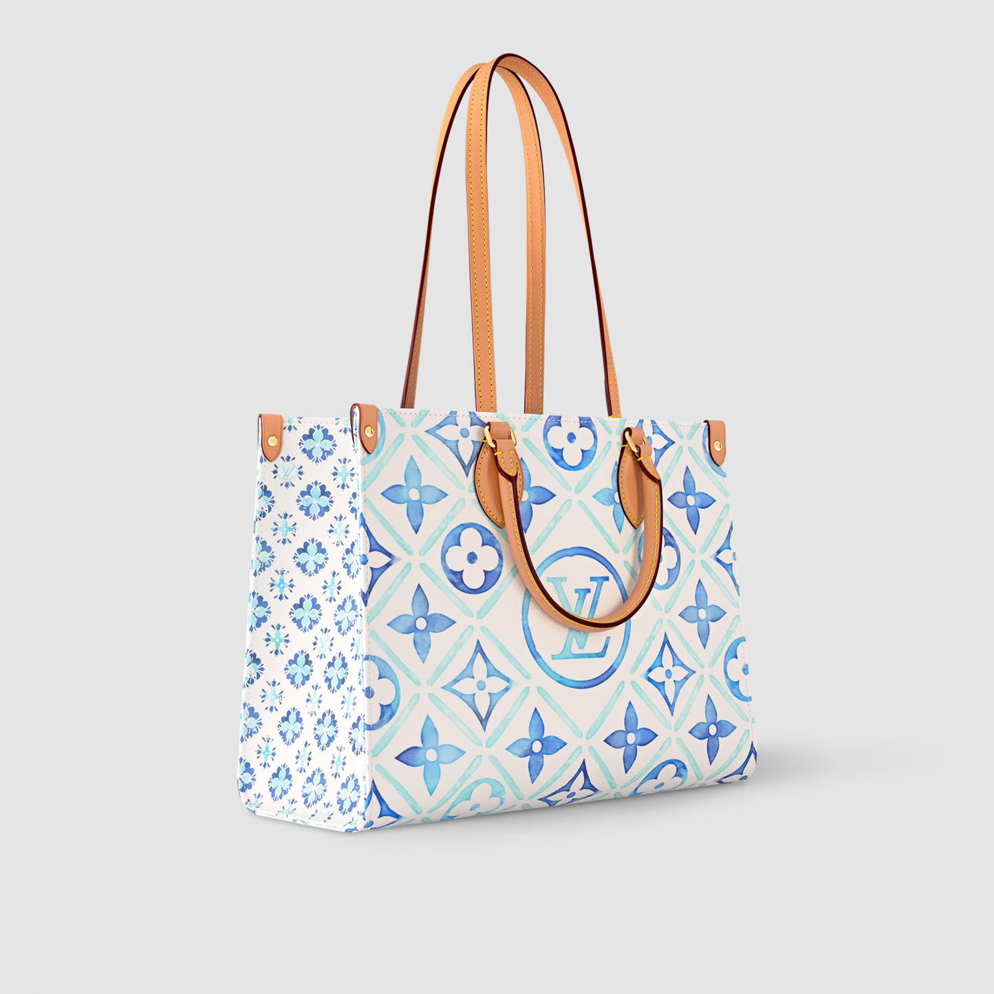 Louis Vuitton By The Pool Tiles Canvas OnTheGo MM Tote