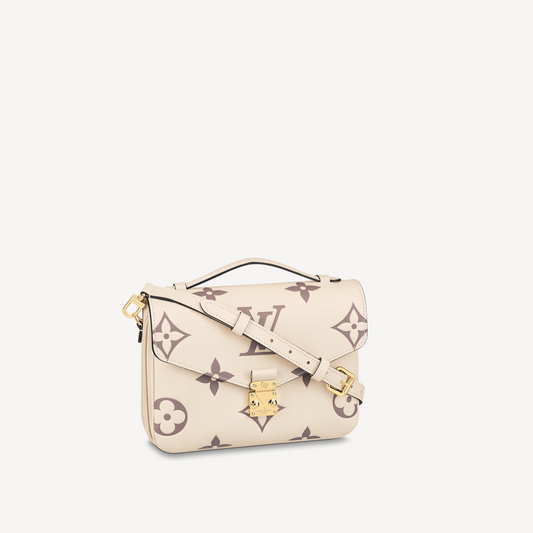 Louis Vuitton Cream Pochette Metis Crossbody