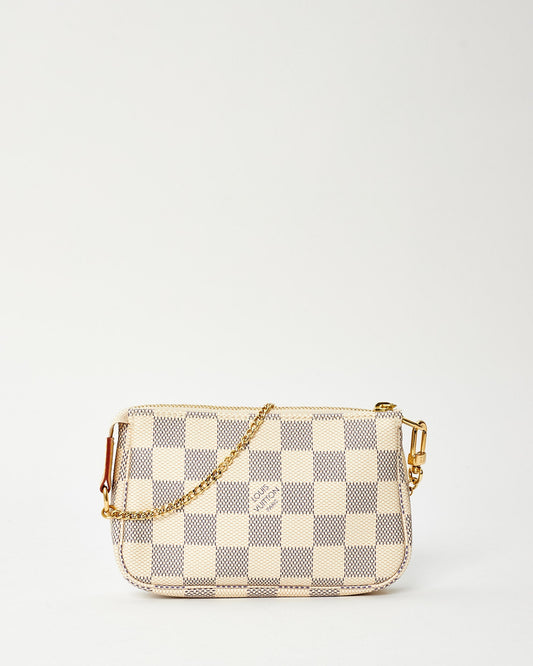 Louis Vuitton Damier Azur Coated Canvas Mini Pochette D'Accessoires