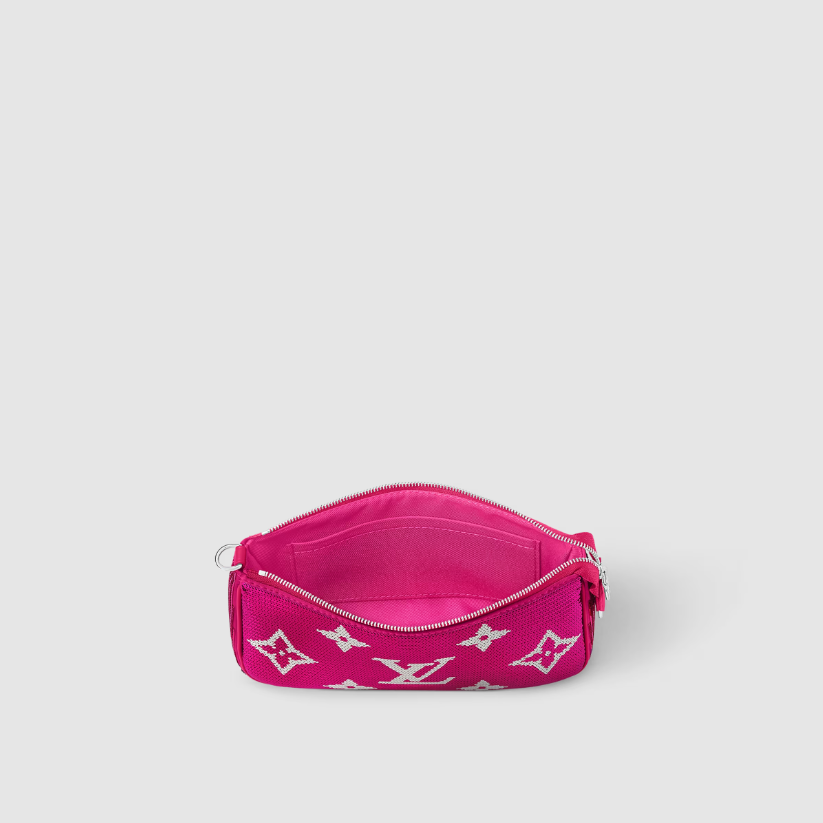 Louis Vuitton Fuchsia Pochette Accessoires LV NIGHT Crossbody
