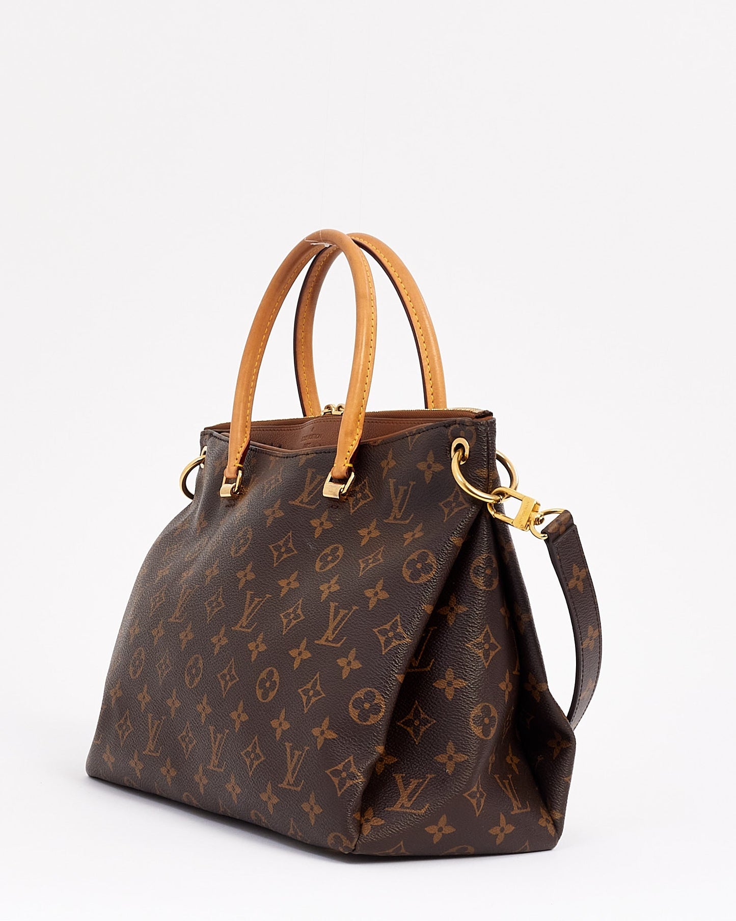 Louis Vuitton Tan Monogram Canvas Pallas MM Tote Bag