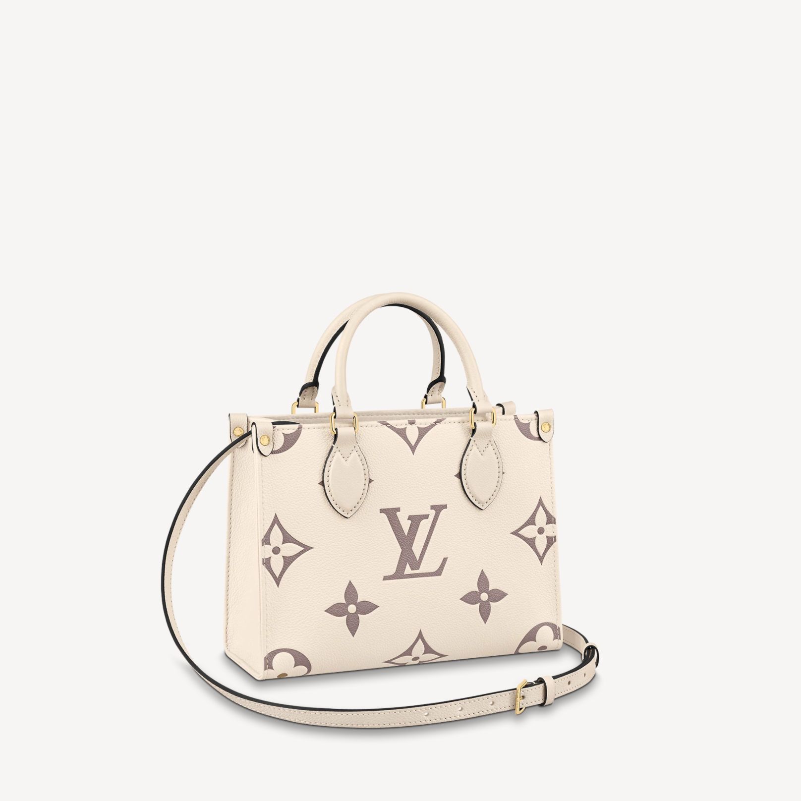 Louis Vuitton White Empreinte Onthego PM Tote