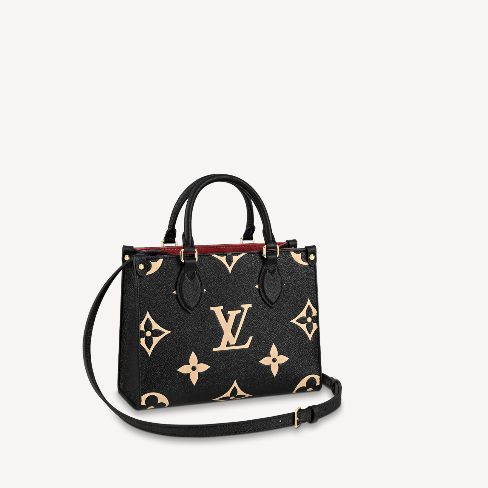 Louis Vuitton Black Empreinte Onthego PM Tote