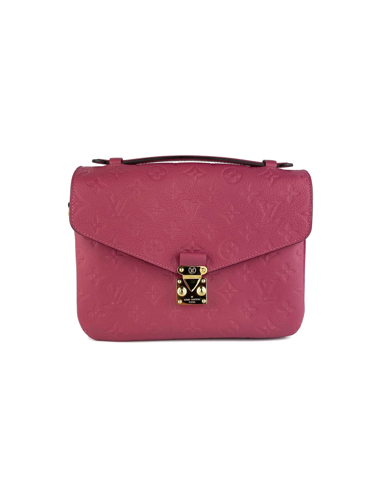 Louis Vuitton Pochette Metis Empreinte Rose Bruyere Bag
