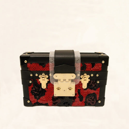 Louis Vuitton | Sequined Petite Malle | One Size Crossbody
