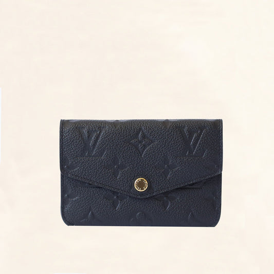 Louis Vuitton | Black Empreinte Coin/Key Pouch | One-Size