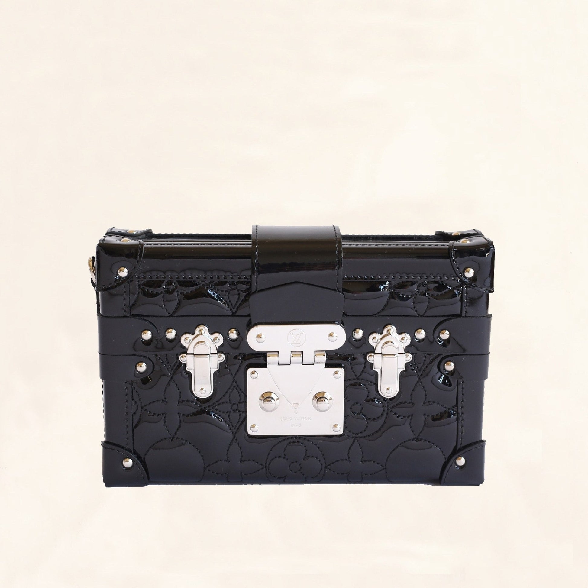 Louis Vuitton | Patent Leather Petite Malle | One Size Crossbody