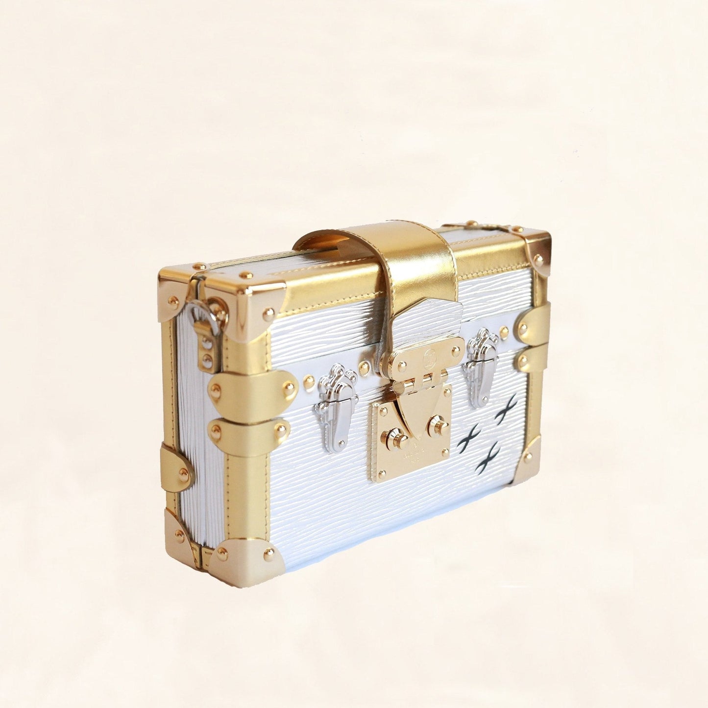 Louis Vuitton | Metallic Petite Malle Crossbody