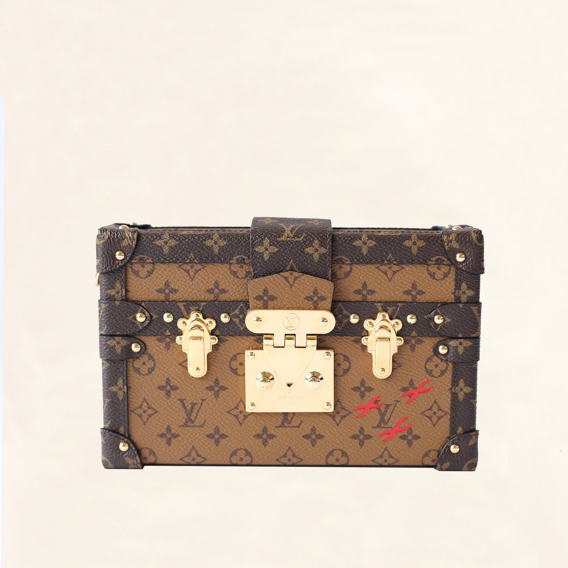 Louis Vuitton | Monogram Reverse Canvas Petite Malle | OS Crossbody
