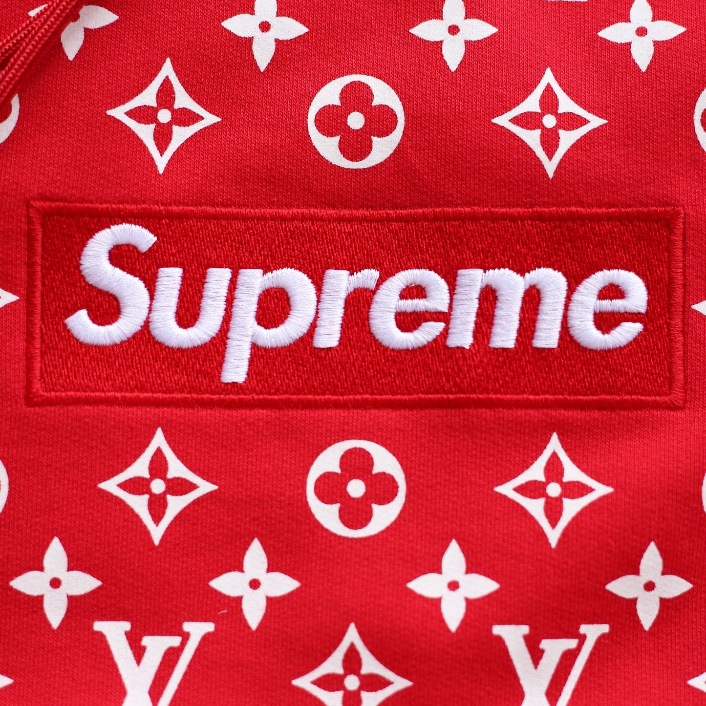 Louis Vuitton Supreme Logo Box Hoodie Monogram Crossbody