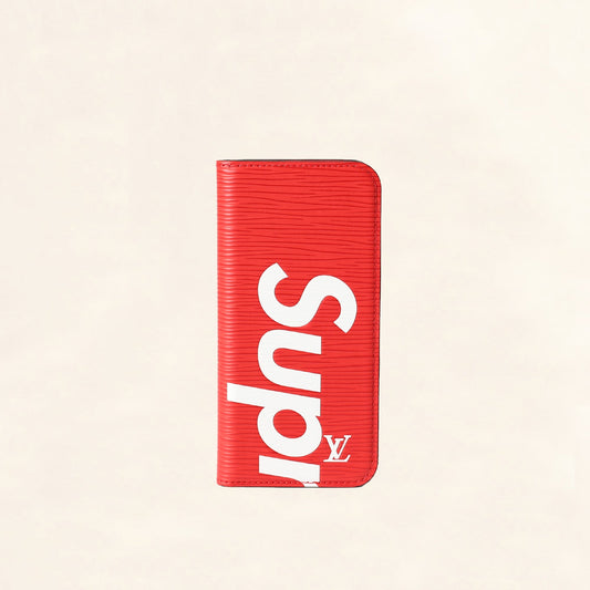 Louis Vuitton | Supreme Epi iPhone 7 Cover | Red Crossbody